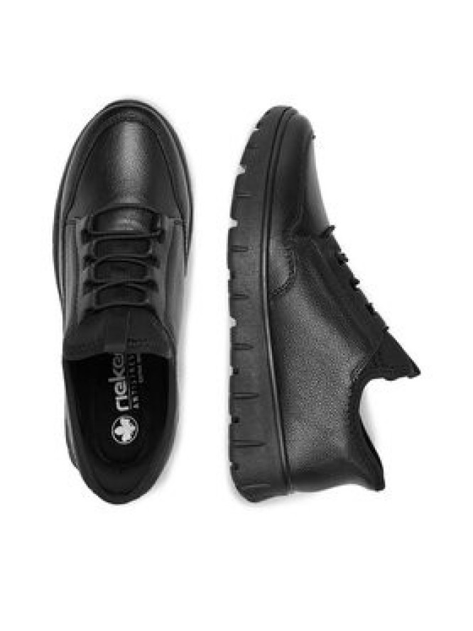 Rieker Półbuty N1357-00 Czarny