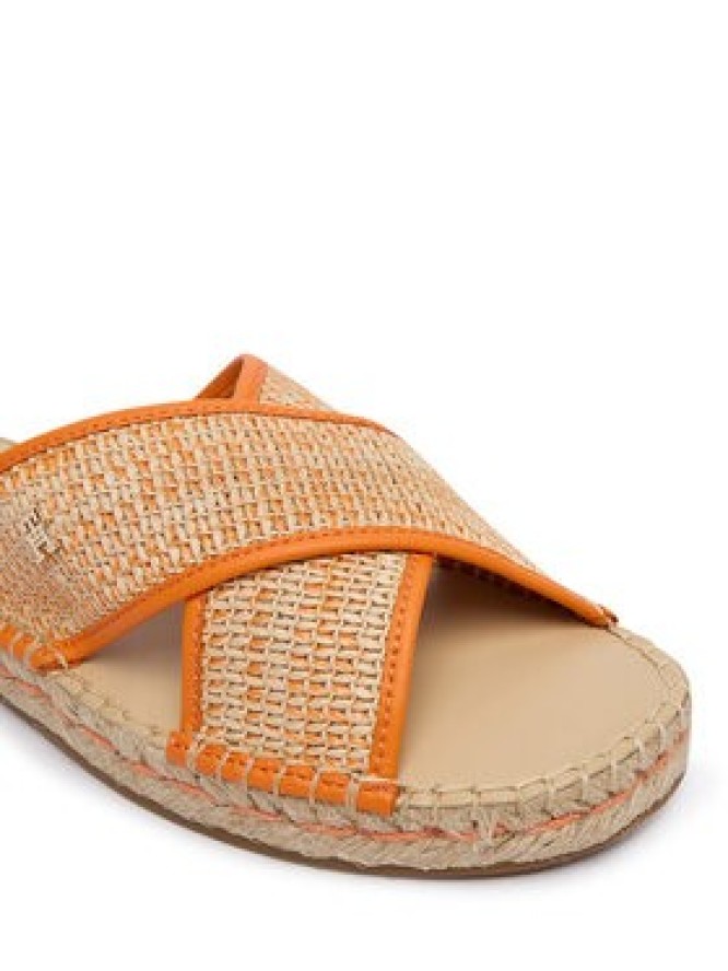 Tommy Hilfiger Espadryle Monogram Espadrille FW0FW09139 Pomarańczowy