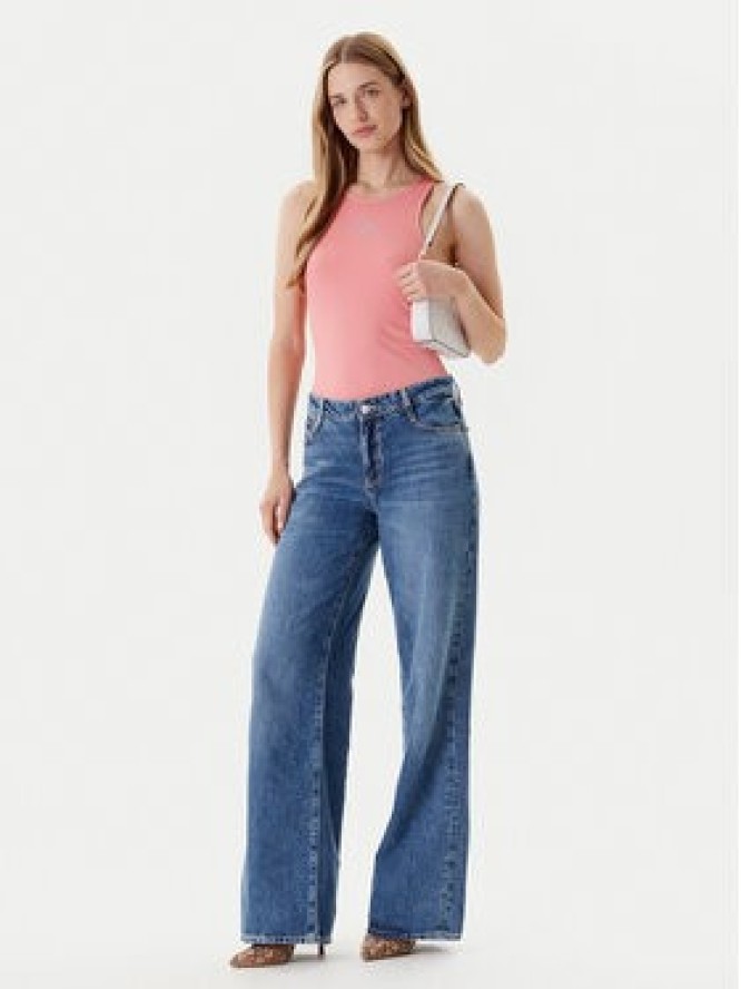 Guess Top W5GP57 KCV52 Różowy Regular Fit