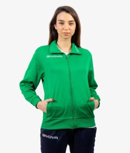 Bluza sportowa Givova Polarfleece Mono 500 zielona