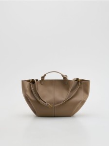 Torebka shopper - brązowy