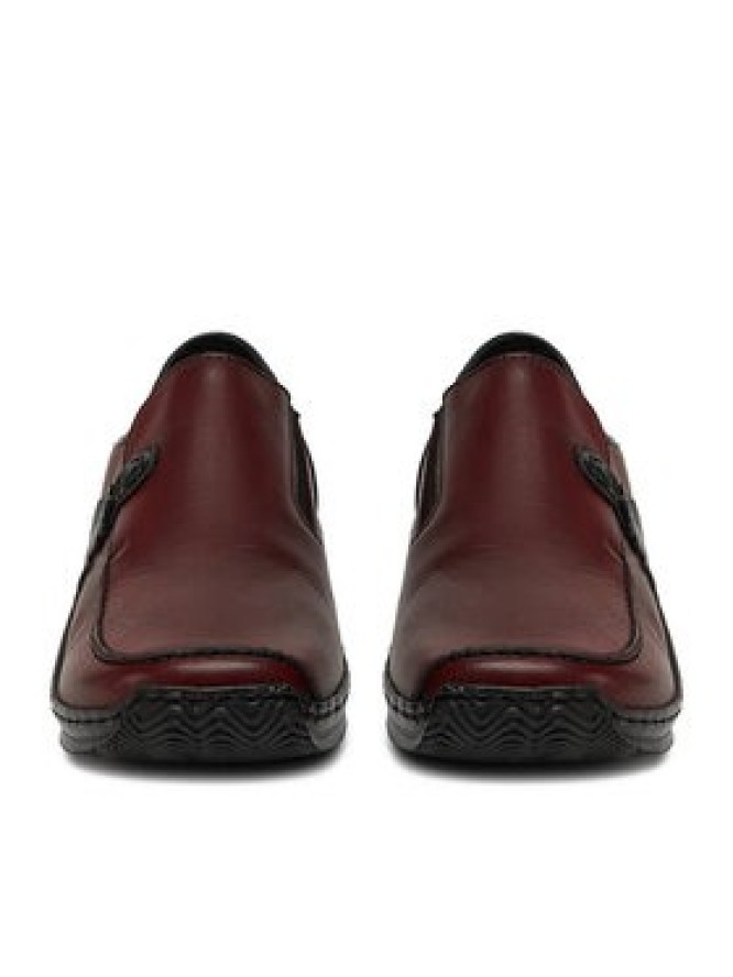 Rieker Półbuty L1759-30 Bordowy