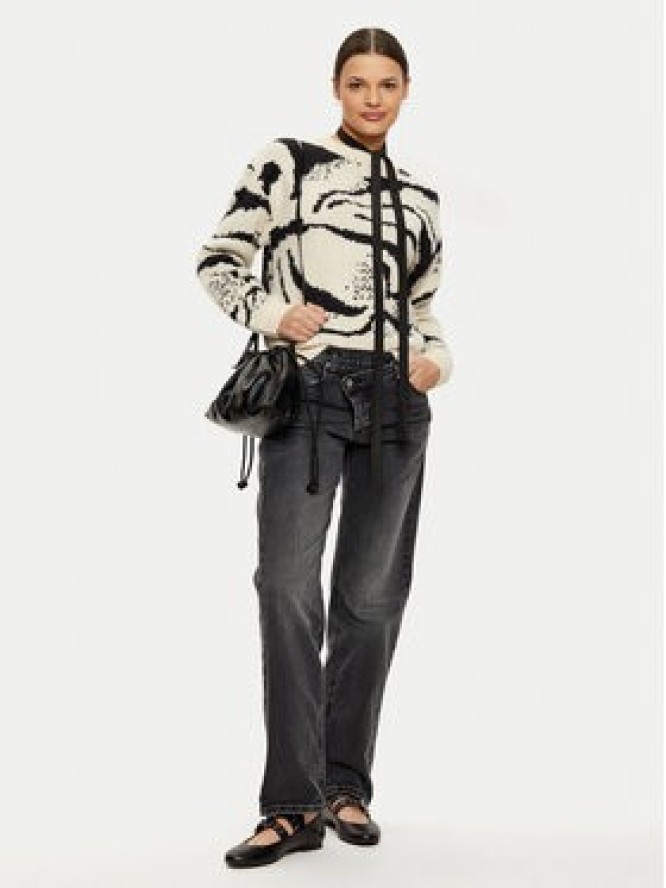 Morgan Sweter 242-MZOU Beżowy Regular Fit