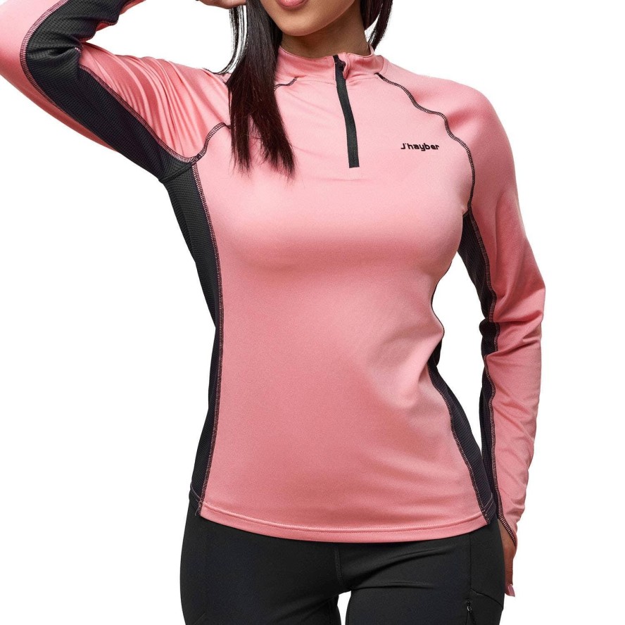 Camiseta Zip J'hayber Alpina Outdoor Mujer