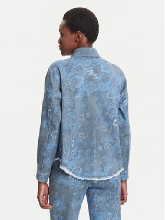 Desigual Koszula jeansowa Pasleyblue 25WWEW68 Niebieski Loose Fit