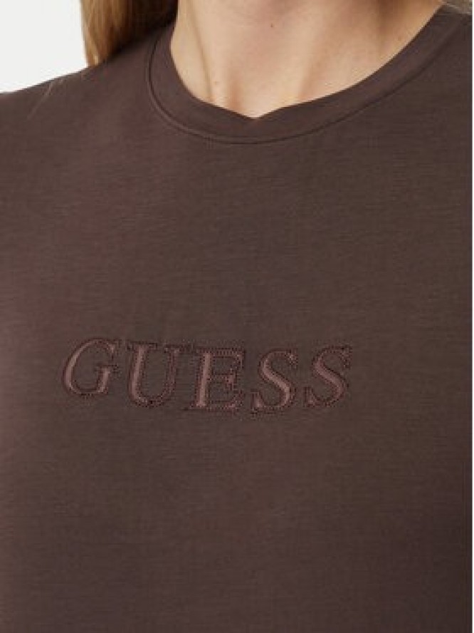 Guess T-Shirt O6GI00 KBF92 Brązowy Regular Fit