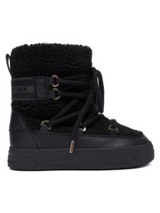 Tommy Hilfiger Śniegowce Faux Shearling Snowboot FW0FW08788 Czarny