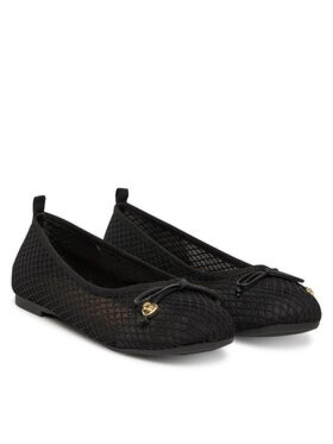 LOVE MOSCHINO Baleriny JA11051G0MIQ0000 Czarny