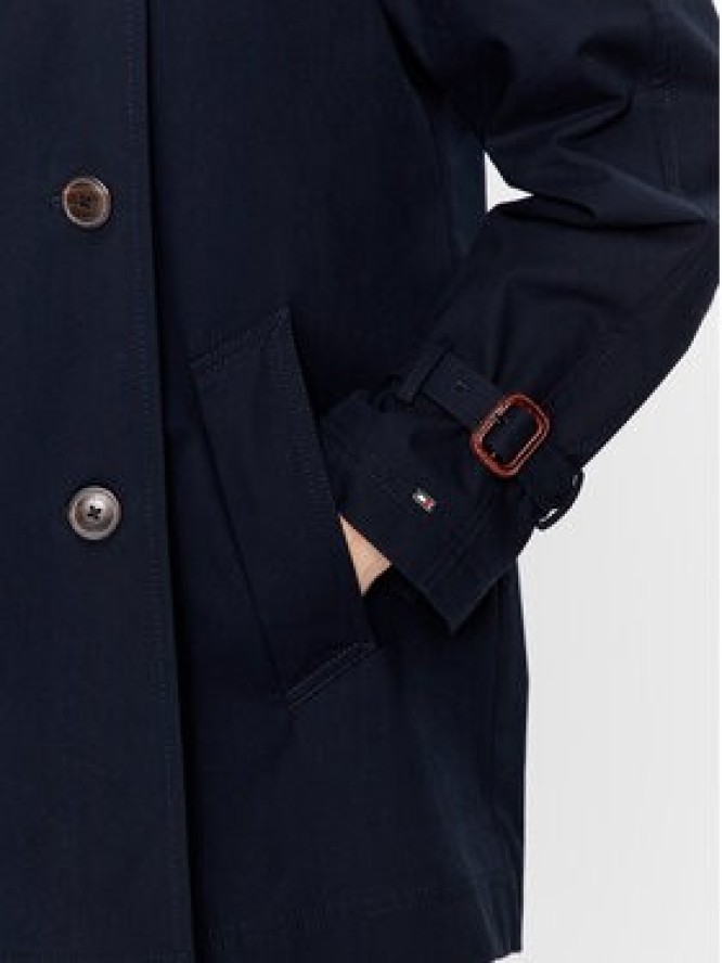 Tommy Hilfiger Płaszcz przejściowy WW0WW38943 Granatowy Regular Fit