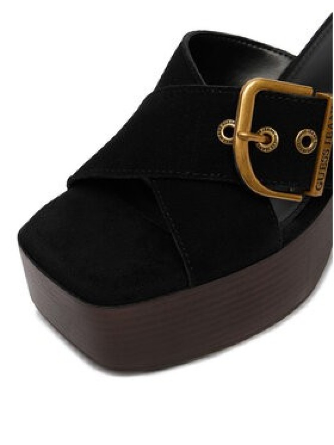 Guess Jeans Klapki CEO-JD421-3 Czarny