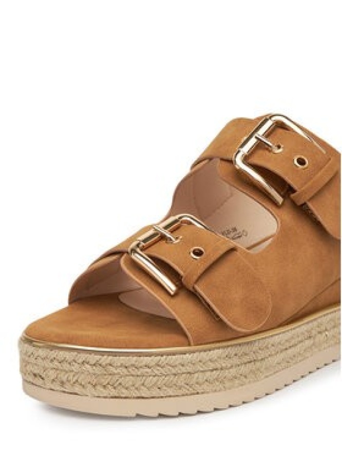 JENNY Espadryle LB-P1434-YLD Brązowy