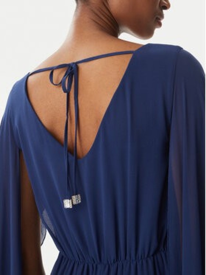 Rinascimento Sukienka wieczorowa CFC0123079003 Granatowy Regular Fit