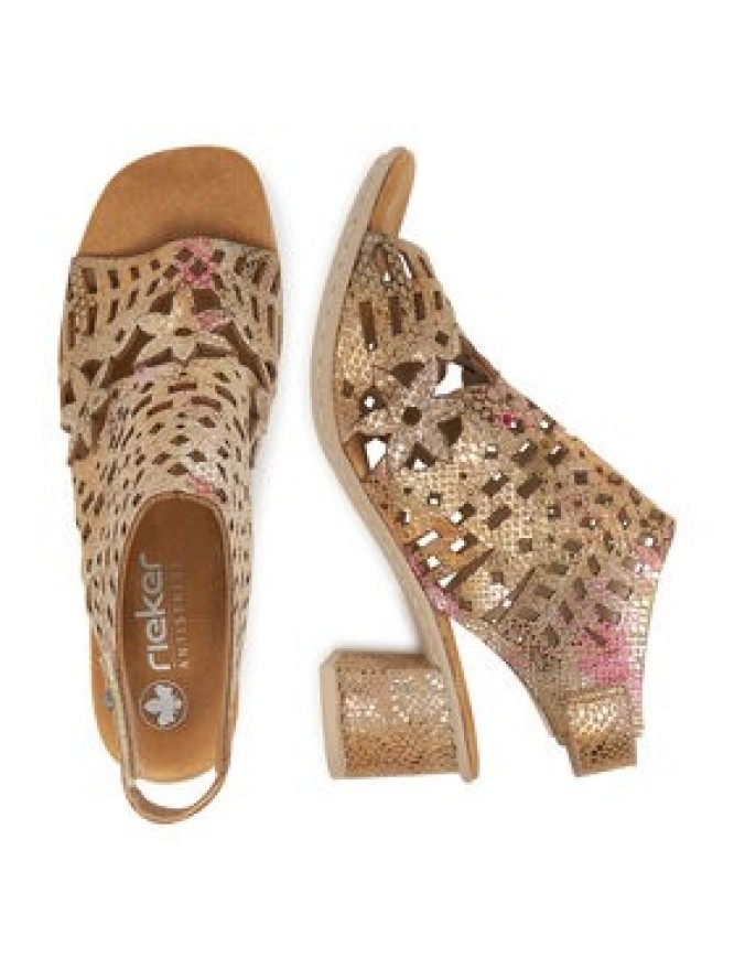 Rieker Sandały 64780-90 Kolorowy