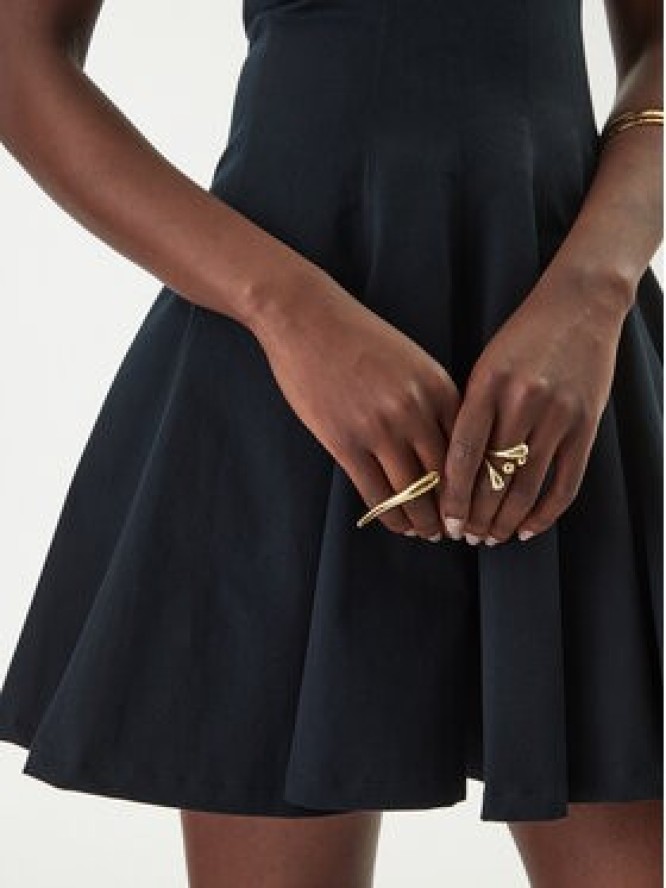 Versace Jeans Couture Sukienka codzienna 80HAO909 N0715 Czarny Slim Fit