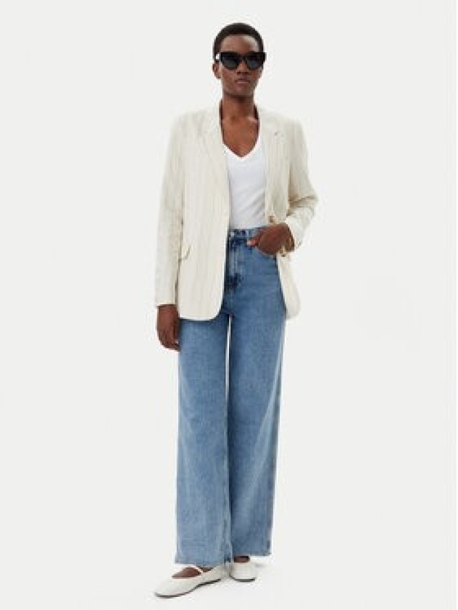 Vero Moda Marynarka Mindy 10304657 Beżowy Oversize