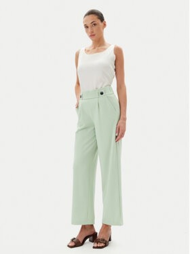 JDY Spodnie materiałowe Geggo 15208430 Zielony Wide Leg