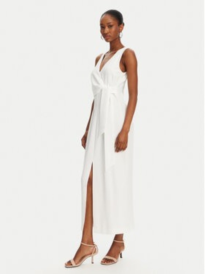 Patrizia Pepe Sukienka wieczorowa 2A2887/A411-W146 Biały Regular Fit