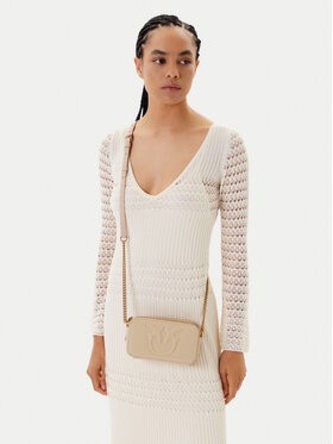 PINKO Torebka Carrie Camera Case Mini 103799 A1LF Beżowy