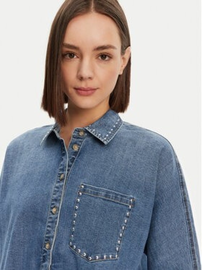 ONLY Koszula jeansowa Grace 15338585 Niebieski Loose Fit