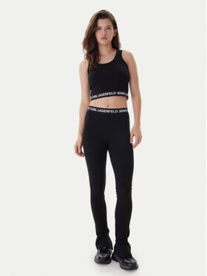 Karl Lagerfeld Jeans Top B1W17048 Czarny Slim Fit