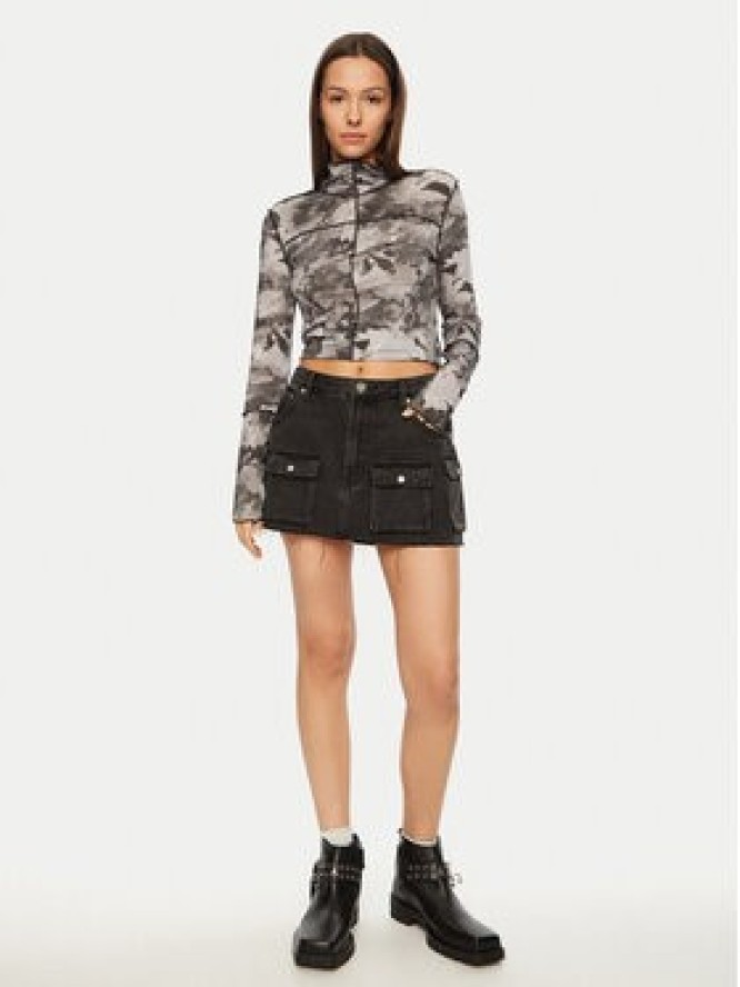 One Teaspoon Spódnica mini Sloane 26668 Czarny Regular Fit