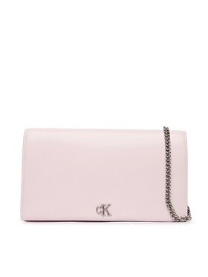 Calvin Klein Torebka Ck Wallet On Chain LV04F3319G Bordowy