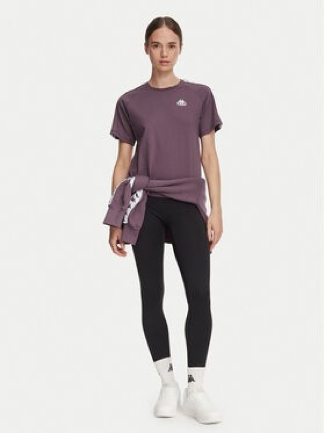 Kappa T-Shirt 371U6WW Fioletowy Regular Fit