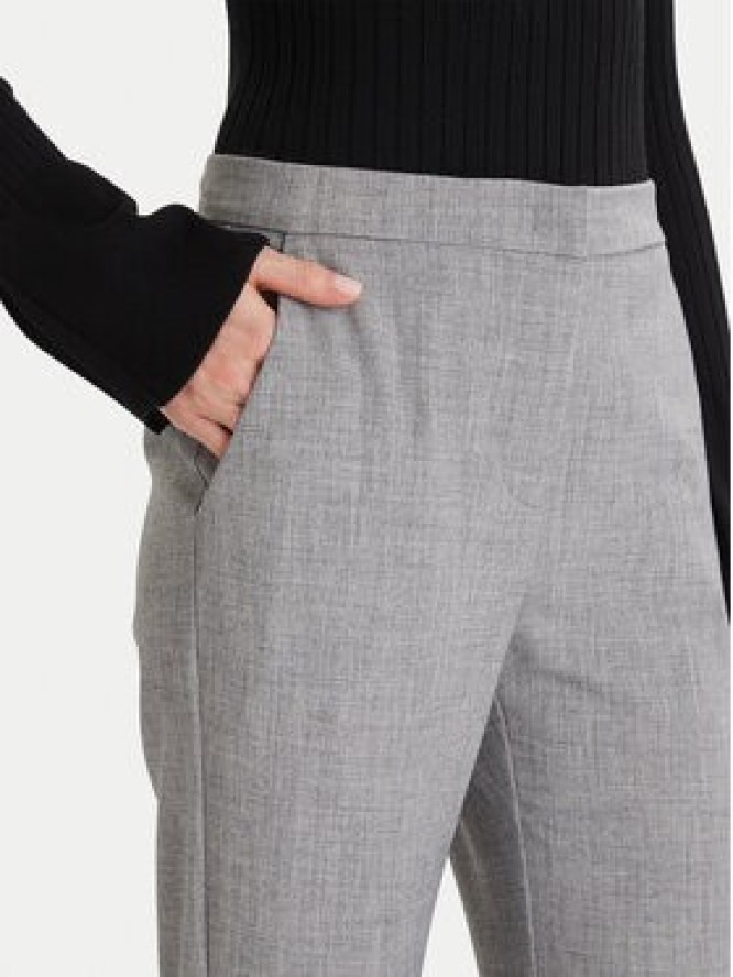 Maryley Spodnie materiałowe MARYLEY-25IB587 Szary Regular Fit