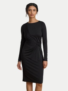 LAUREN RALPH LAUREN Sukienka dzianinowa 200P14033002 Czarny Slim Fit