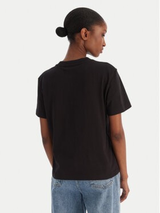 Calvin Klein Jeans T-Shirt A- Inst. Logo Classic LV047C912G Czarny Regular Fit