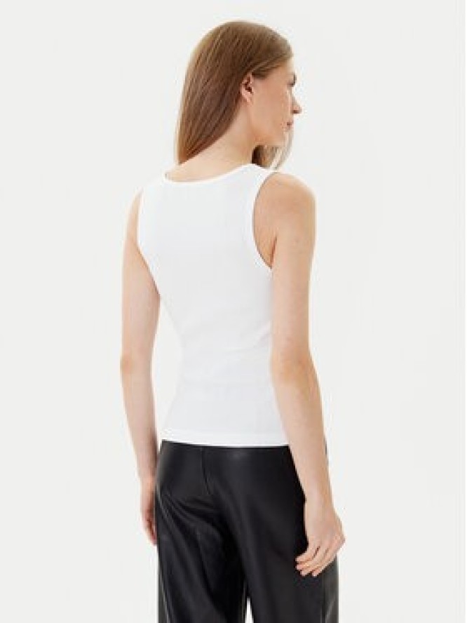 KARL LAGERFELD Top A3W17005 Biały Slim Fit