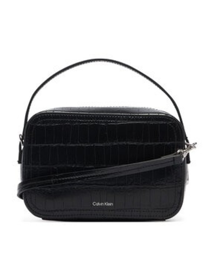 Calvin Klein Torebka Ck Croc Camera Bag LV04F3905G Czarny