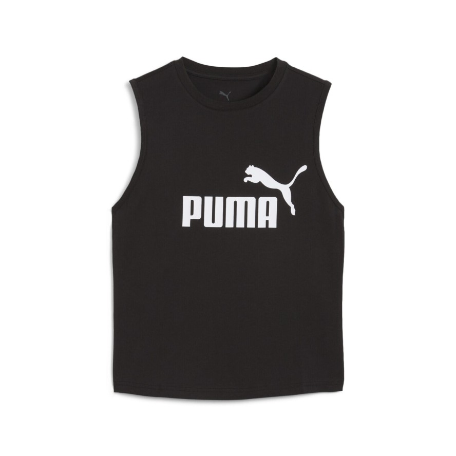 Damska wąska koszulka bez rękawów z logo No. 1 ESS PUMA