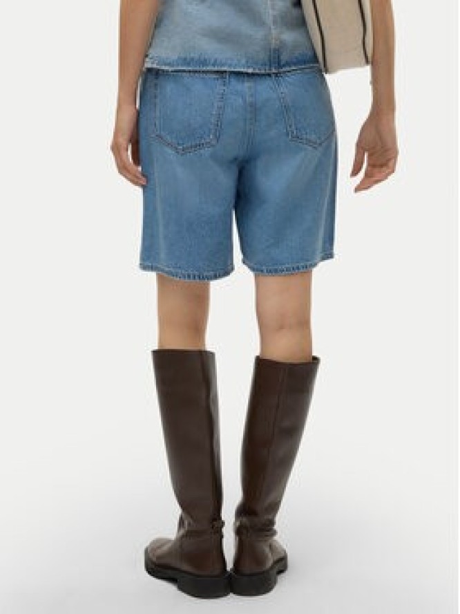 Vero Moda Szorty jeansowe Villa 10326196 Niebieski Loose Fit