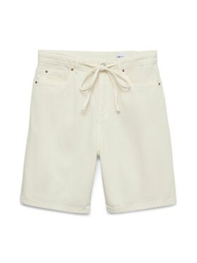 Vero Moda Szorty jeansowe Villa 10326196 Beżowy Regular Fit