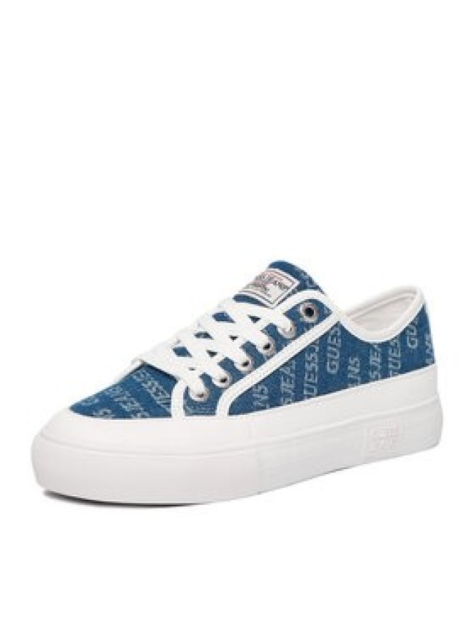 Guess Jeans Tenisówki CWBEO-GJ13456 Niebieski