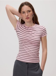 T-shirt slim fit - wielobarwny