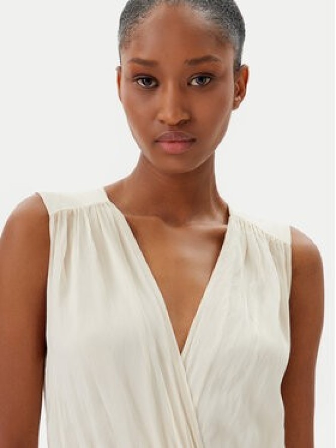 Haveone Sukienka letnia AFF-N005 Écru Loose Fit