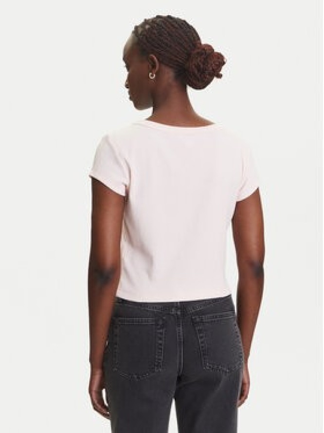 Calvin Klein Jeans T-Shirt LV047C200G Różowy Slim Fit