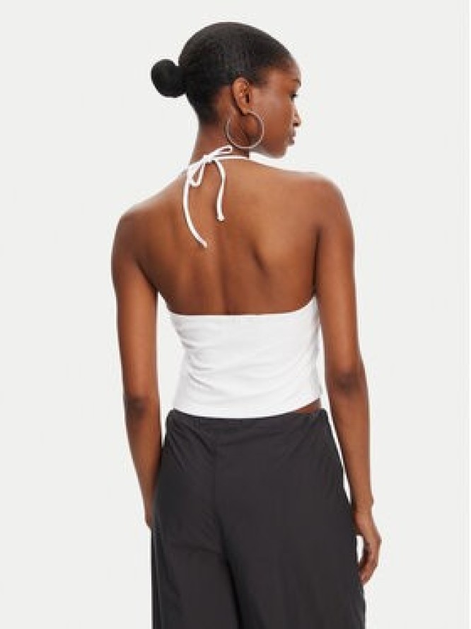 Juicy Couture Top Tied JCWCT125306 Biały Slim Fit