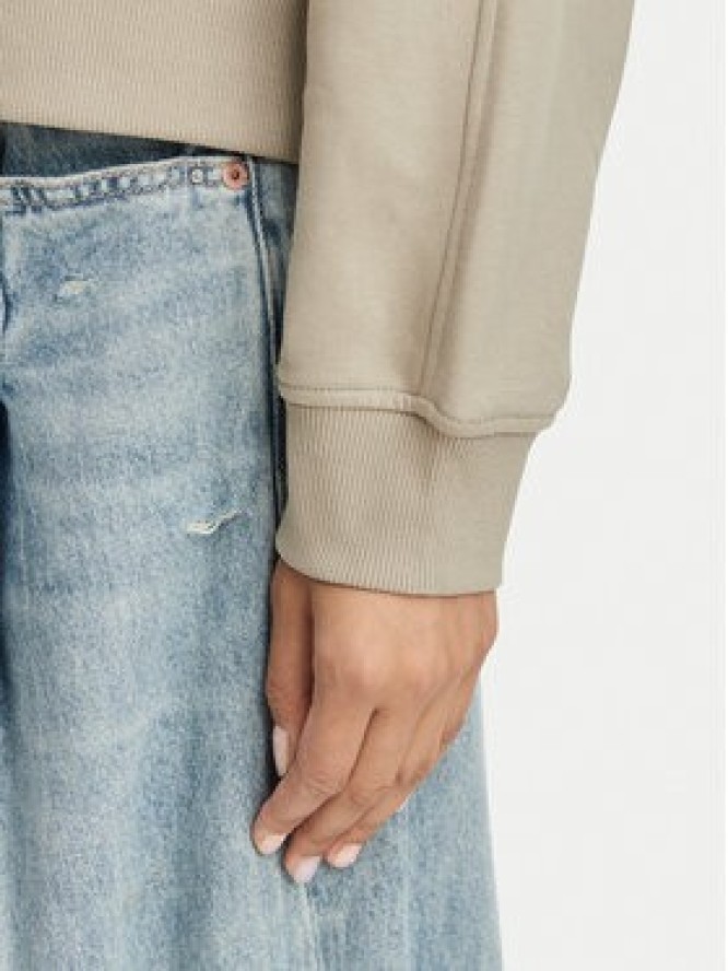 BOSS Bluza C_Ever_5 50565446 Beżowy ciemny Oversize
