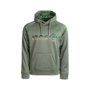 Bluza z kapturem unisex DUERO V2 z logo i kieszenią z przodu