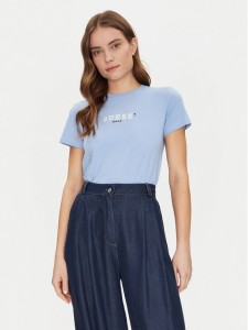 Guess Jeans T-Shirt W5RI54 J1314 Niebieski Regular Fit