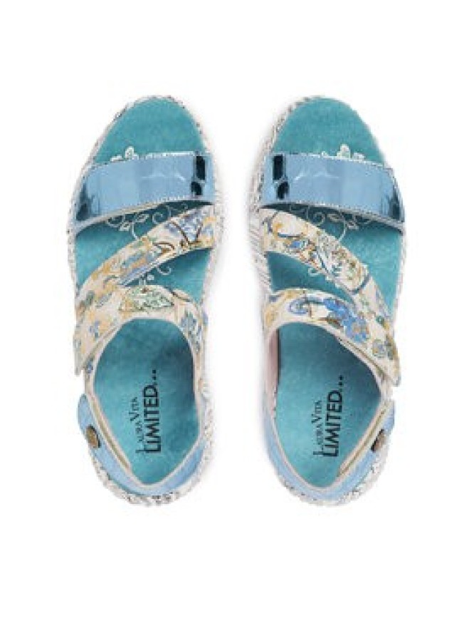 Laura Vita Sandały Nikito 19 Niebieski