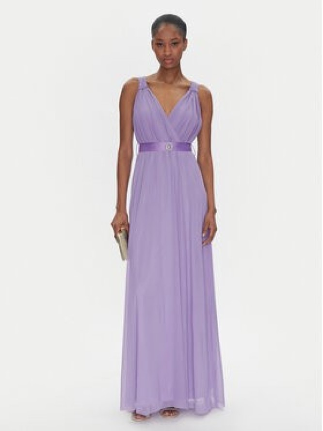 Rinascimento Sukienka wieczorowa CFC0122684003 Fioletowy Regular Fit