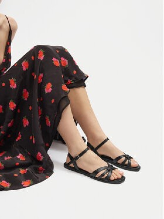 JENNY Sandały SXH1385-24 Czarny