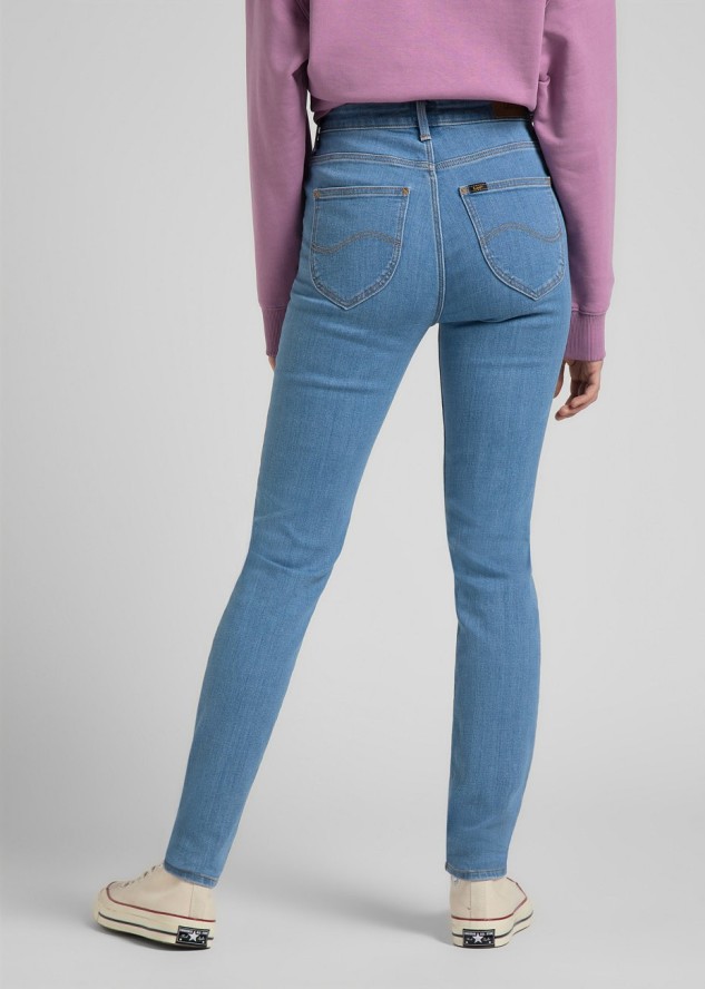 LEE SCARLETT HIGH DAMSKIE SPODNIE JEANSOWE LIGHT LITA L626OPVM 112145309