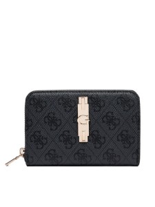 Guess Portfel Yvonne Logo Slg SWSG23 78140 Szary ciemny