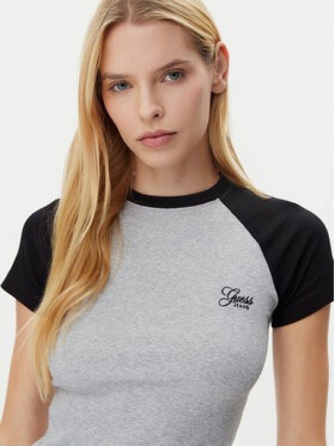 Guess T-Shirt W5GP61 KA0H1 Szary Regular Fit