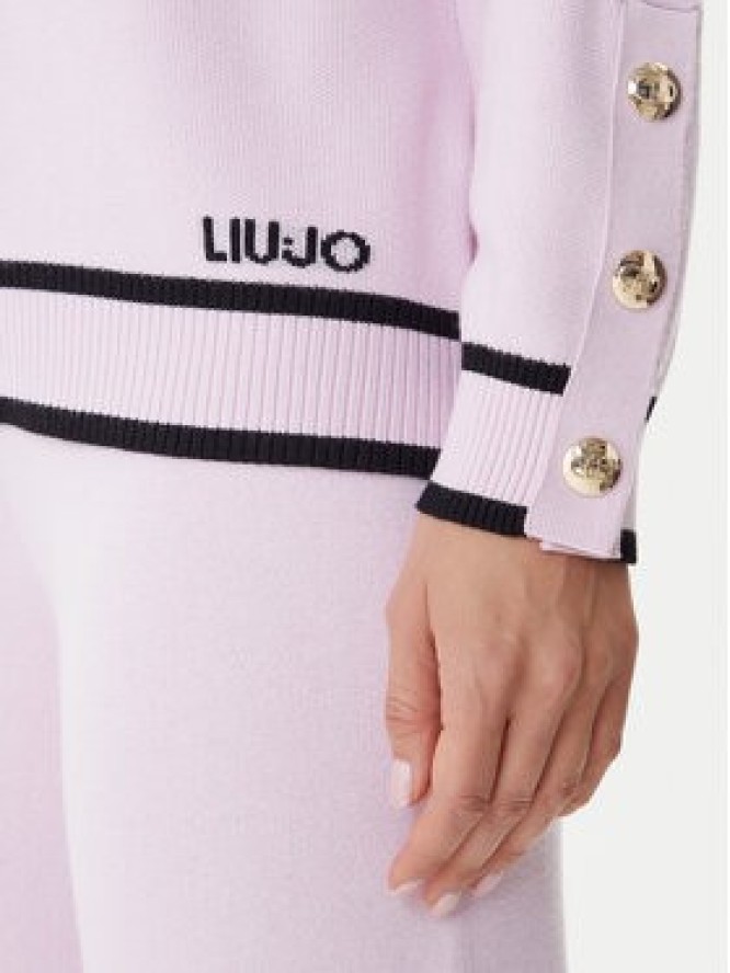 Liu Jo Sport Sweter TF5229 MS59L Różowy Regular Fit